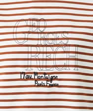 PHKGE44190 GEORGES RECH(小さいサイズ)(メゾン ドゥ サンク) ロゴポンチジャージーカットソー ネイビー