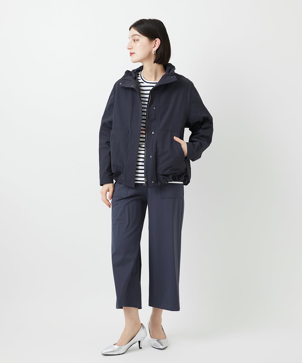 PHKGE44190 GEORGES RECH(小さいサイズ)(メゾン ドゥ サンク) ロゴポンチジャージーカットソー ネイビー