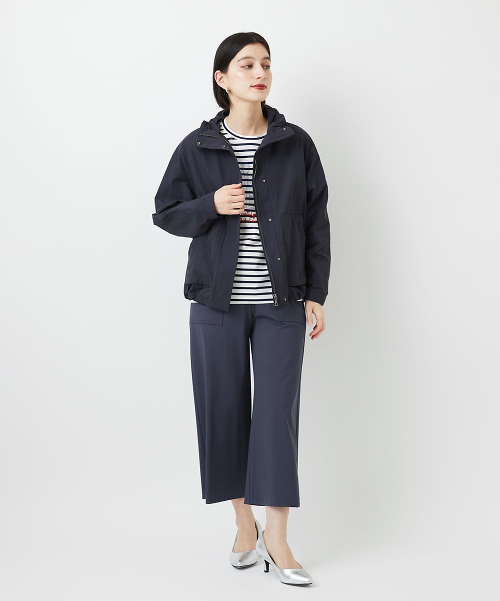 PHKGE44190 GEORGES RECH(小さいサイズ)(メゾン ドゥ サンク) ロゴポンチジャージーカットソー ネイビー