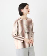 PHKGE44190 GEORGES RECH(小さいサイズ)(メゾン ドゥ サンク) ロゴポンチジャージーカットソー ネイビー