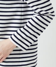 PHKGE44190 GEORGES RECH(小さいサイズ)(メゾン ドゥ サンク) ロゴポンチジャージーカットソー ネイビー