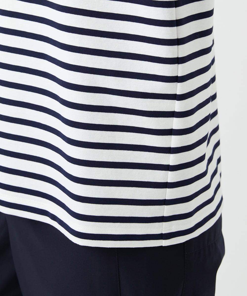 PHKGE44190 GEORGES RECH(小さいサイズ)(メゾン ドゥ サンク) ロゴポンチジャージーカットソー ネイビー