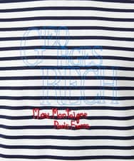 PHKGE44190 GEORGES RECH(小さいサイズ)(メゾン ドゥ サンク) ロゴポンチジャージーカットソー ネイビー