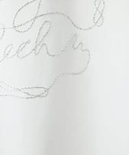 PHKGE45170 GEORGES RECH(小さいサイズ)(メゾン ドゥ サンク) [接触冷感]ラメコード刺繍ロゴカットソー ブルー