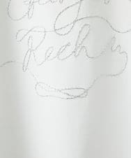 PHKGE45170 GEORGES RECH(小さいサイズ)(メゾン ドゥ サンク) [接触冷感]ラメコード刺繍ロゴカットソー ブルー