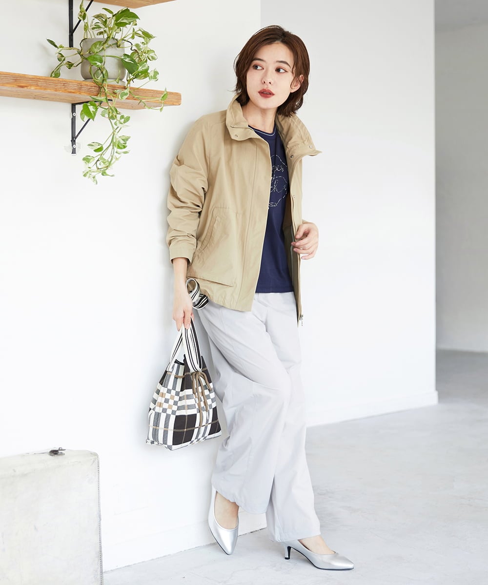 PHKGE45170 GEORGES RECH(小さいサイズ)(メゾン ドゥ サンク) [接触冷感]ラメコード刺繍ロゴカットソー ブルー