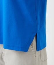 PHKGE45170 GEORGES RECH(小さいサイズ)(メゾン ドゥ サンク) [接触冷感]ラメコード刺繍ロゴカットソー ブルー