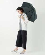 PHKGE49140 GEORGES RECH(小さいサイズ)(メゾン ドゥ サンク)  [日本製]ボトルネックセミシアーボーダーカットソー ダークグレー