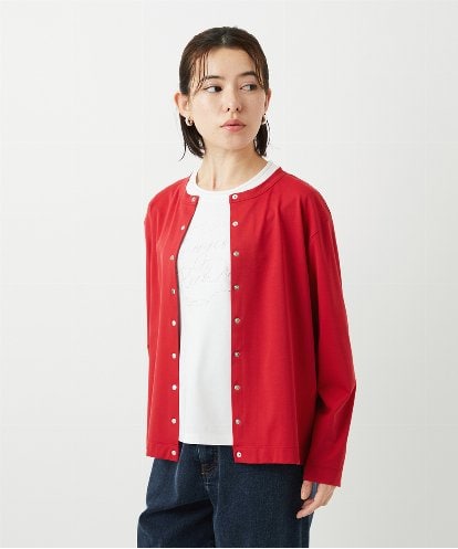 PHKGE50250 GEORGES RECH(小さいサイズ) ジャージースナップカーディガン