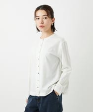 PHKGE50250 GEORGES RECH(小さいサイズ)(メゾン ドゥ サンク) ジャージースナップカーディガン ホワイト