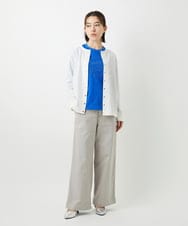 PHKGE50250 GEORGES RECH(小さいサイズ)(メゾン ドゥ サンク) ジャージースナップカーディガン ホワイト