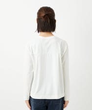 PHKGE50250 GEORGES RECH(小さいサイズ)(メゾン ドゥ サンク) ジャージースナップカーディガン ホワイト