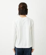 PHKGE50250 GEORGES RECH(小さいサイズ)(メゾン ドゥ サンク) ジャージースナップカーディガン ホワイト