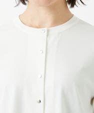 PHKGE50250 GEORGES RECH(小さいサイズ)(メゾン ドゥ サンク) ジャージースナップカーディガン ホワイト