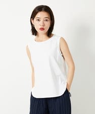 PHKGF27110 GEORGES RECH(小さいサイズ)(メゾン ドゥ サンク) ラメステッチジャージタンクトップ ホワイト