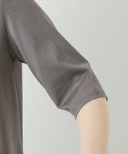 PHKGF29180 GEORGES RECH(小さいサイズ)(メゾン ドゥ サンク) タックフリルボトルネック5分袖カットソー ベージュ