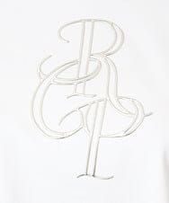 PHKGV09150 GEORGES RECH(小さいサイズ)(メゾン ドゥ サンク) メタリックロゴカットソー ホワイト