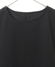 PHKGX42079 GEORGES RECH(小さいサイズ)(メゾン ドゥ サンク) [接触冷感]ラウンドヘムフレンチスリーブカットソー ホワイト