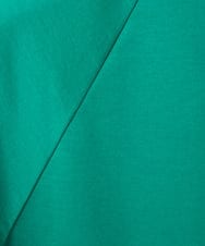 PHKHA58250 GEORGES RECH(小さいサイズ)(メゾン ドゥ サンク) チュールエンブロイダリー6分袖カットソー グリーン