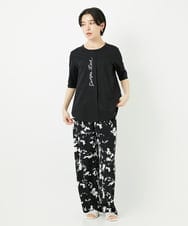 PHKHA59180 GEORGES RECH(小さいサイズ)(メゾン ドゥ サンク) シルケット天竺ラウンドヘムロゴカットソー グリーン