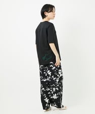 PHKHA59180 GEORGES RECH(小さいサイズ)(メゾン ドゥ サンク) シルケット天竺ラウンドヘムロゴカットソー グリーン