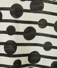 PHKHB08210 GEORGES RECH(小さいサイズ)(メゾン ドゥ サンク) ドライタッチドットボーダーカットソー ベージュ