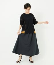 PHKHB10240 GEORGES RECH(小さいサイズ)(メゾン ドゥ サンク) [接触冷感/紫外線カット/速乾/遮熱]メロウラインカットソー ホワイト