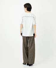 PHKHB10240 GEORGES RECH(小さいサイズ)(メゾン ドゥ サンク) [接触冷感/紫外線カット/速乾/遮熱]メロウラインカットソー ホワイト