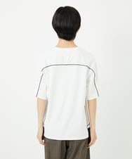 PHKHB10240 GEORGES RECH(小さいサイズ)(メゾン ドゥ サンク) [接触冷感/紫外線カット/速乾/遮熱]メロウラインカットソー ホワイト