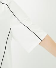 PHKHB10240 GEORGES RECH(小さいサイズ)(メゾン ドゥ サンク) [接触冷感/紫外線カット/速乾/遮熱]メロウラインカットソー ホワイト