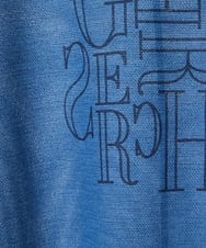 PHKHD48190 GEORGES RECH(小さいサイズ)(メゾン ドゥ サンク) シアーポンチョロゴカットソー ホワイト