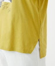 PHKHE67150 GEORGES RECH(小さいサイズ)(メゾン ドゥ サンク) フォトプリントジャージー5分袖カットソー イエロー