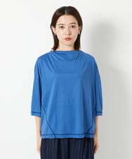 PHKHF53150 GEORGES RECH(小さいサイズ)(メゾン ドゥ サンク) スーパークールボトルネックカットソー ブルー