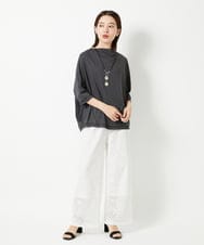 PHKHF53150 GEORGES RECH(小さいサイズ)(メゾン ドゥ サンク) スーパークールボトルネックカットソー ブルー
