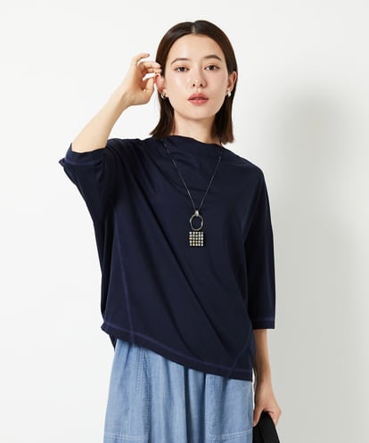 PHKHF53150 GEORGES RECH(小さいサイズ) スーパークールボトルネックカットソー