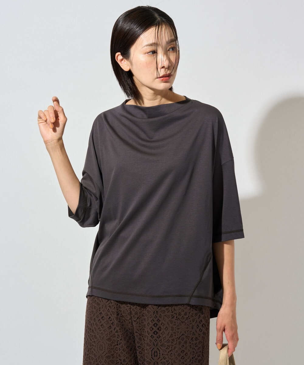 スーパークールボトルネックカットソー(カットソー・Tシャツ