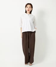 PHKHF57230 GEORGES RECH(小さいサイズ)(メゾン ドゥ サンク) シアードロストジャージーポロシャツ ホワイト