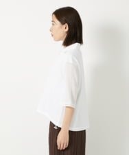 PHKHF57230 GEORGES RECH(小さいサイズ)(メゾン ドゥ サンク) シアードロストジャージーポロシャツ ホワイト