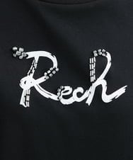 PHKHT21150 GEORGES RECH(小さいサイズ)(メゾン ドゥ サンク) [接触冷感]ドライコットンラウンドヘムロゴTシャツ ブラック