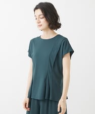 PHKHW03180 GEORGES RECH(小さいサイズ)(メゾン ドゥ サンク) [セットアップ対応]ウエストシェイプジャージプルオーバー カーキ