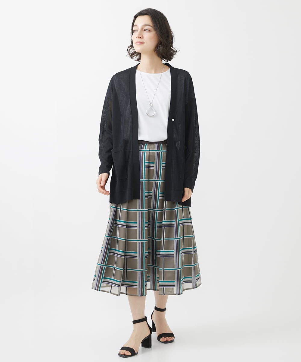 PHKHW03180 GEORGES RECH(小さいサイズ)(メゾン ドゥ サンク) [セットアップ対応]ウエストシェイプジャージプルオーバー カーキ