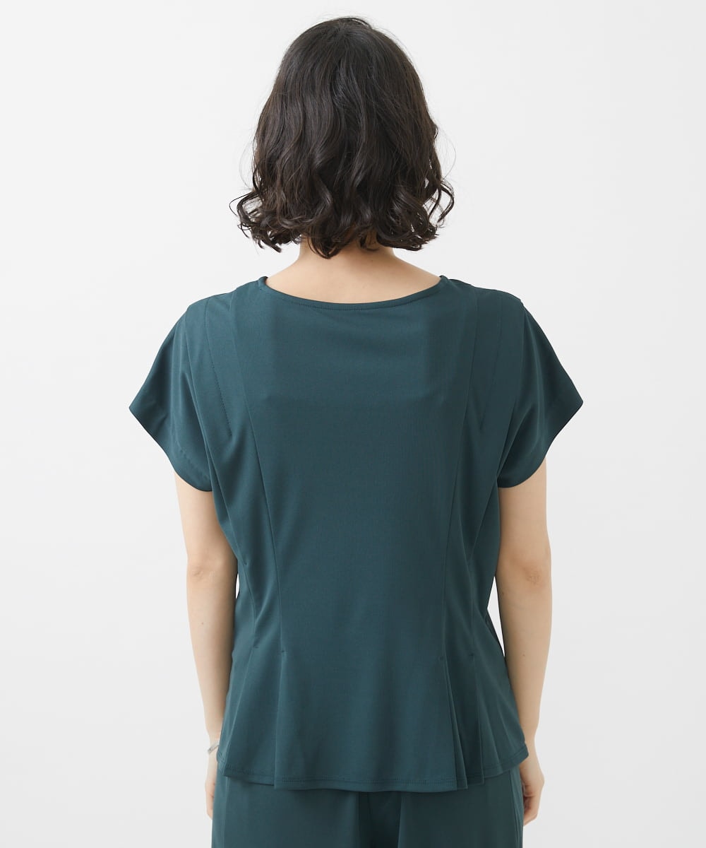 PHKHW03180 GEORGES RECH(小さいサイズ)(メゾン ドゥ サンク) [セットアップ対応]ウエストシェイプジャージプルオーバー カーキ
