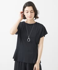 PHKHW03180 GEORGES RECH(小さいサイズ)(メゾン ドゥ サンク) [セットアップ対応]ウエストシェイプジャージプルオーバー ブラック
