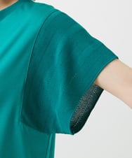 PHKHW04190 GEORGES RECH(小さいサイズ)(メゾン ドゥ サンク) ハイツイストコットンスムースカットソー グリーン
