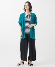 PHKHW08170 GEORGES RECH(小さいサイズ)(メゾン ドゥ サンク) ボーダージャージカットソー ブラック系