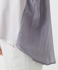 PHKHW11230 GEORGES RECH(小さいサイズ)(メゾン ドゥ サンク) [接触冷感]ドライコットン7分袖プルオーバー ライトグレー