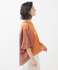 PHKHW11230 GEORGES RECH(小さいサイズ)(メゾン ドゥ サンク) [接触冷感]ドライコットン7分袖プルオーバー ライトグレー