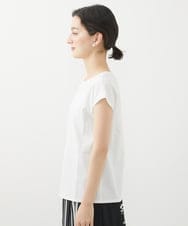 PHKHW33210 GEORGES RECH(小さいサイズ)(メゾン ドゥ サンク) [2点セット]フレンチスリーブチュールレイヤードカットソー ホワイト