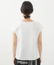 PHKHW33210 GEORGES RECH(小さいサイズ)(メゾン ドゥ サンク) [2点セット]フレンチスリーブチュールレイヤードカットソー ホワイト