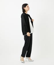 PHKJB24180 GEORGES RECH(小さいサイズ)(メゾン ドゥ サンク) レーヨンプリーツ切替ペプラムカットソー グレー